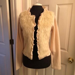 Anthropologie Faux Fur Jacket